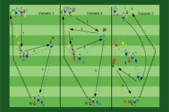 Angriffsverhalten im Zentrum - Fußballübungen für dein Fußballtraining. Paket 33 - E-Book: Angriffsverhalten über die Flügel und durch die Mitte