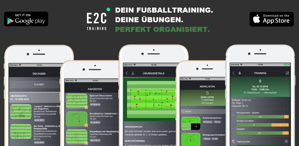 Fußball.Training.App | 3.000 kostenlose Übungen warten auf dich