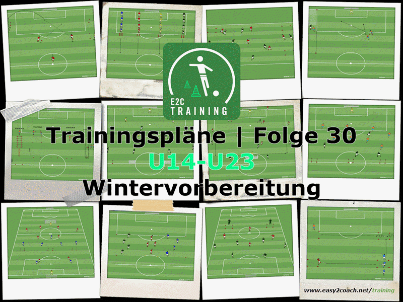 Wintervorbereitung im Fußball | 3 vollständige Trainingseinheiten